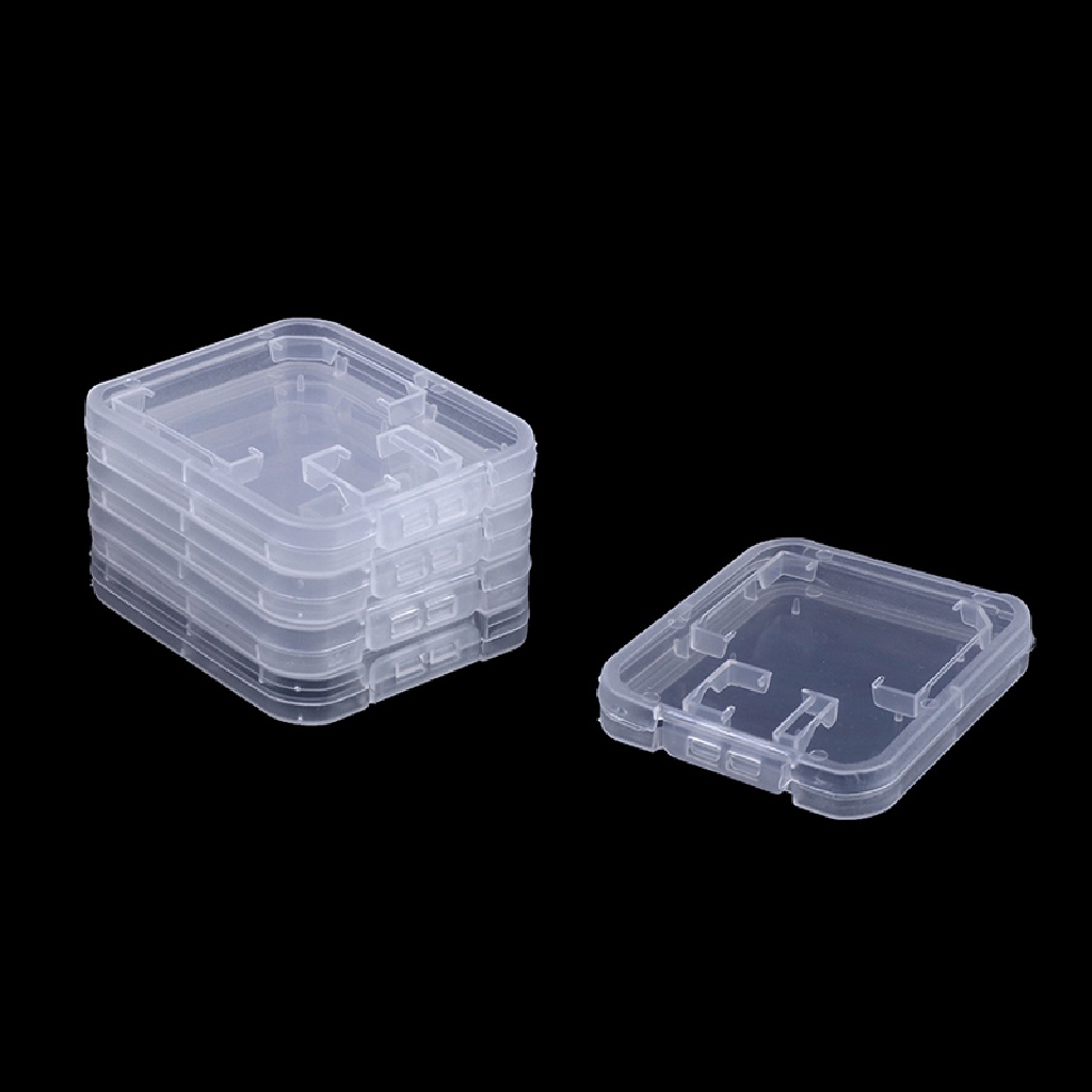Bộ 5 Hộp Nhựa Trong Suốt Đựng Thẻ Nhớ SD TF