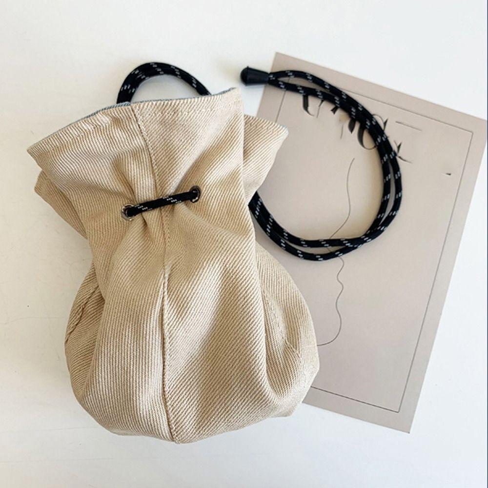 CLEOES Mũ Bucket Dây Rút Hai Mặt Chống Nắng Đa Năng Phong Cách Hàn Quốc Cho Nữ