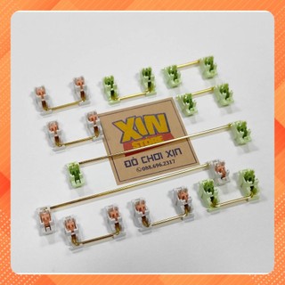 Bộ Stab Fullsize bàn phím cơ Plate Mount Panda/Matcha bằng Thép