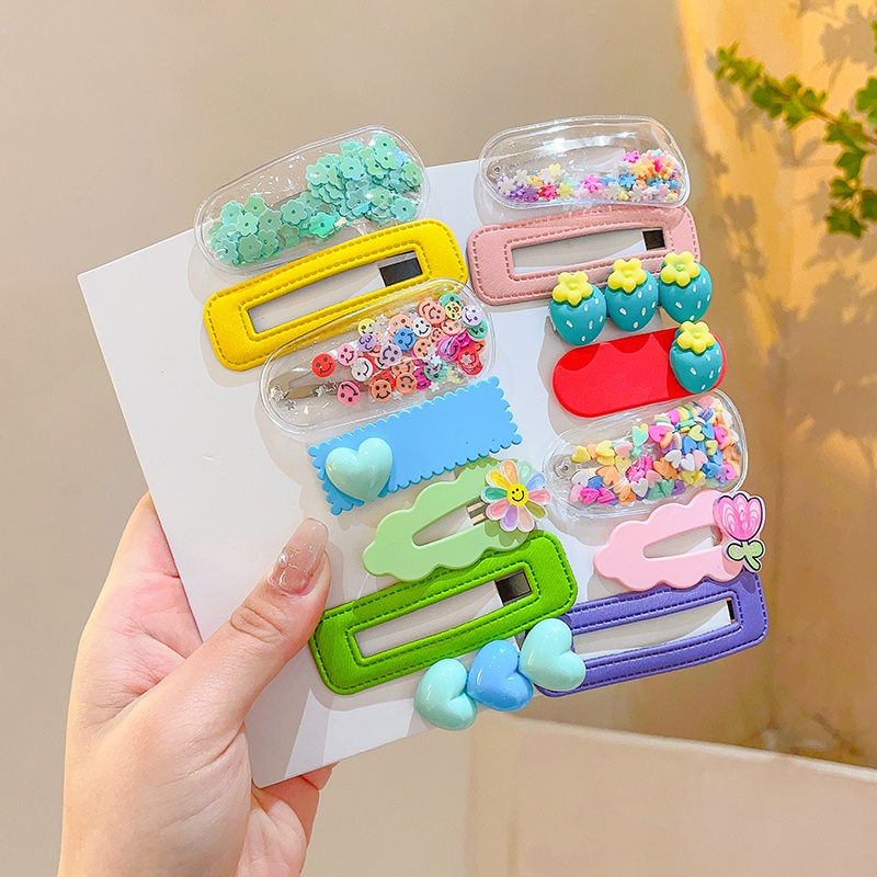 Kẹp Tóc Lượn Sóng Màu Sắc Kẹo Ngọt Xinh Xắn Cho Bé Gái