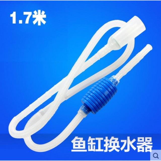 Bơm tay thay nước hồ cá dài 1.7M - hút cặn bể cá bể thủy sinh