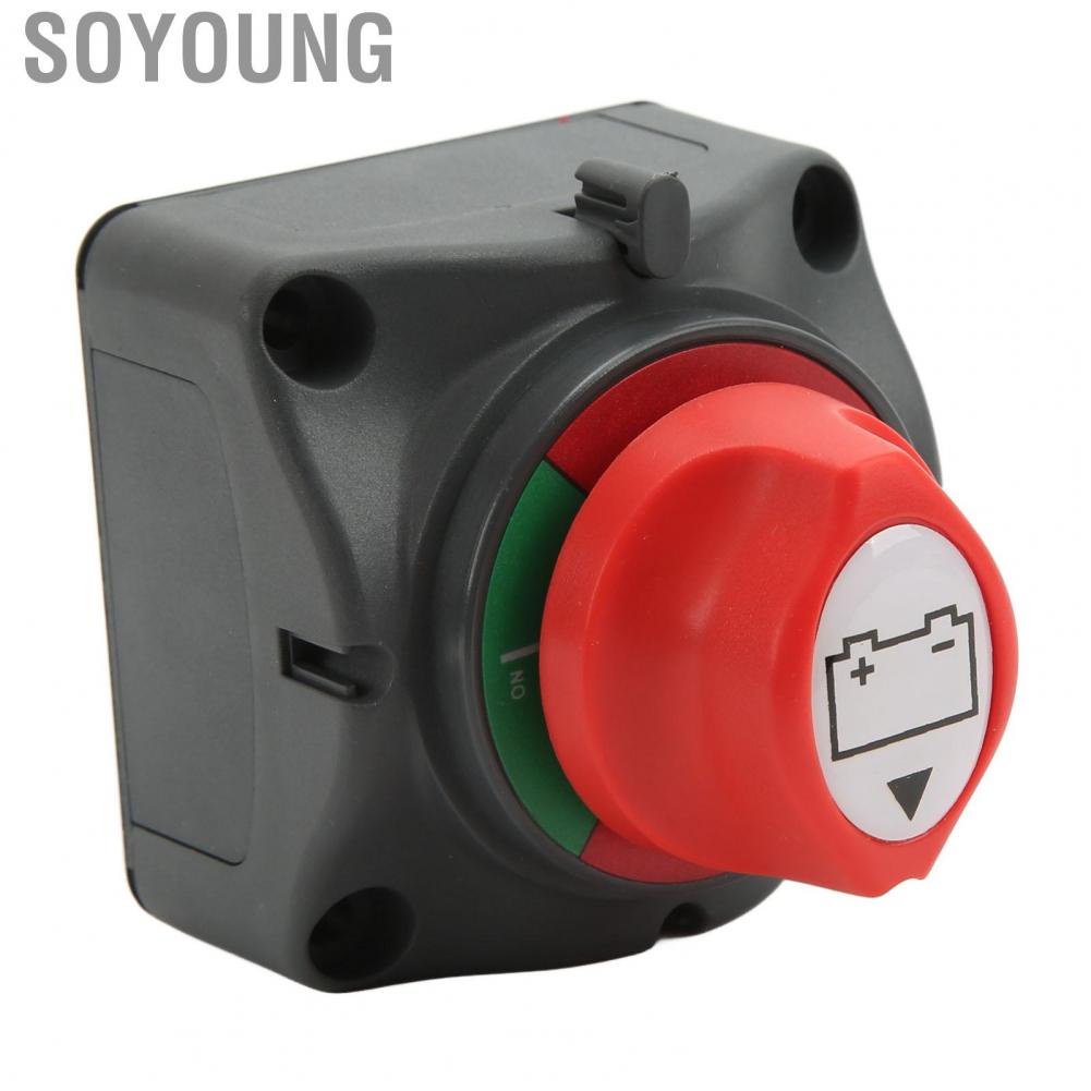 Soyoung Marine Battery Disconnect Switch  Wide Application 12-48V ABS for ATV
