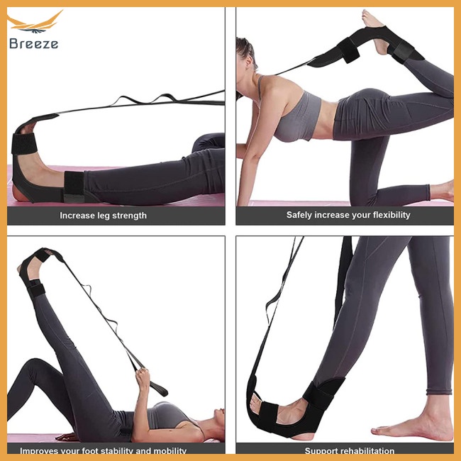 Dây Đai Co Giãn Thoáng Khí Hỗ Trợ Luyện Tập Yoga / Thể Hình