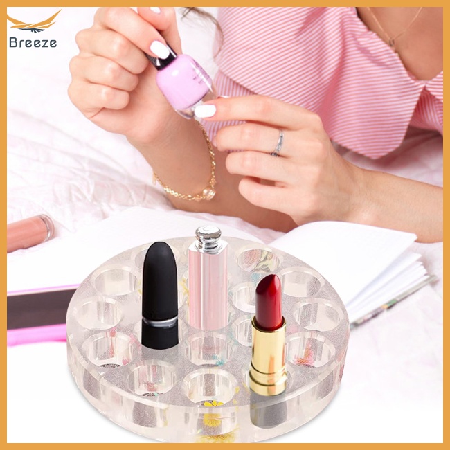 Khuôn Silicone Hình Tròn Làm Giá Đỡ Nến / Son Môi Diy