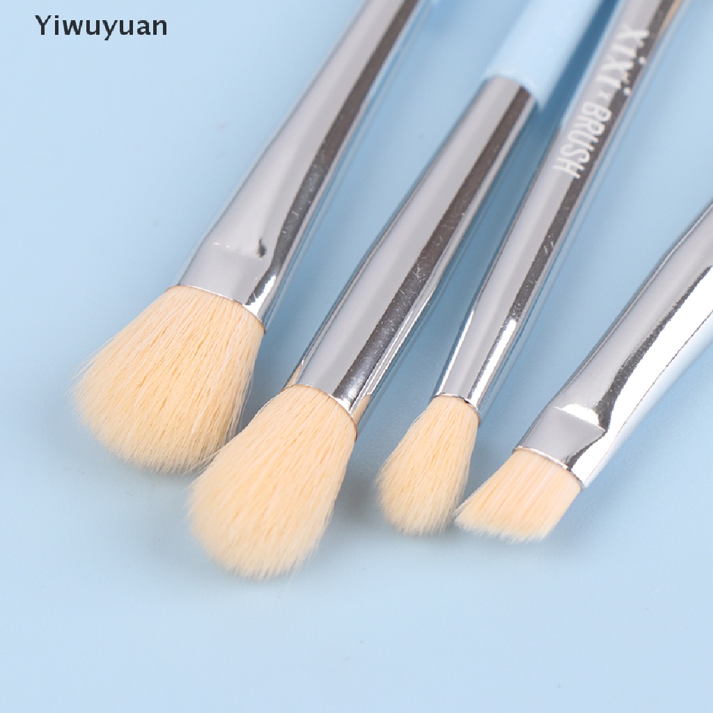 < Yiwuyuan > Bộ 6 Cọ Trang Điểm Mini Mềm Mại Kèm Hộp Đựng