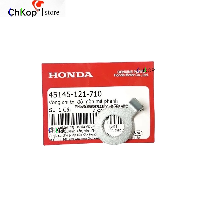 Vòng chỉ thị độ mòn má phanh Honda Dream, Wave, Future  -Chkop