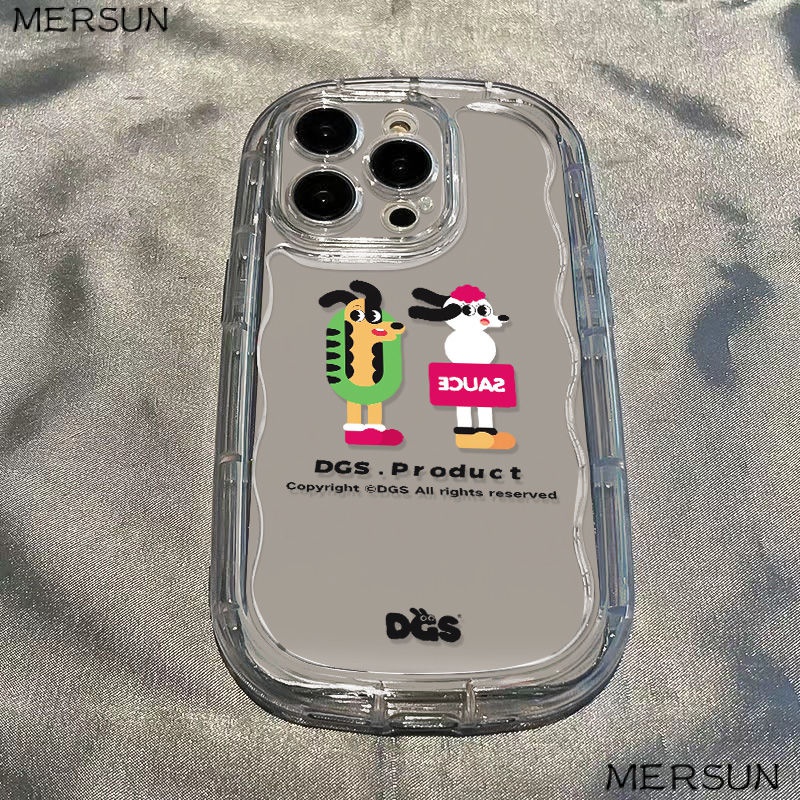 ✅Ốp Điện Thoại Mềm Trong Suốt Chống Sốc In Hình Cún Hoạt Hình Cho Iphone 8P 14137 xr1112 promax / xs