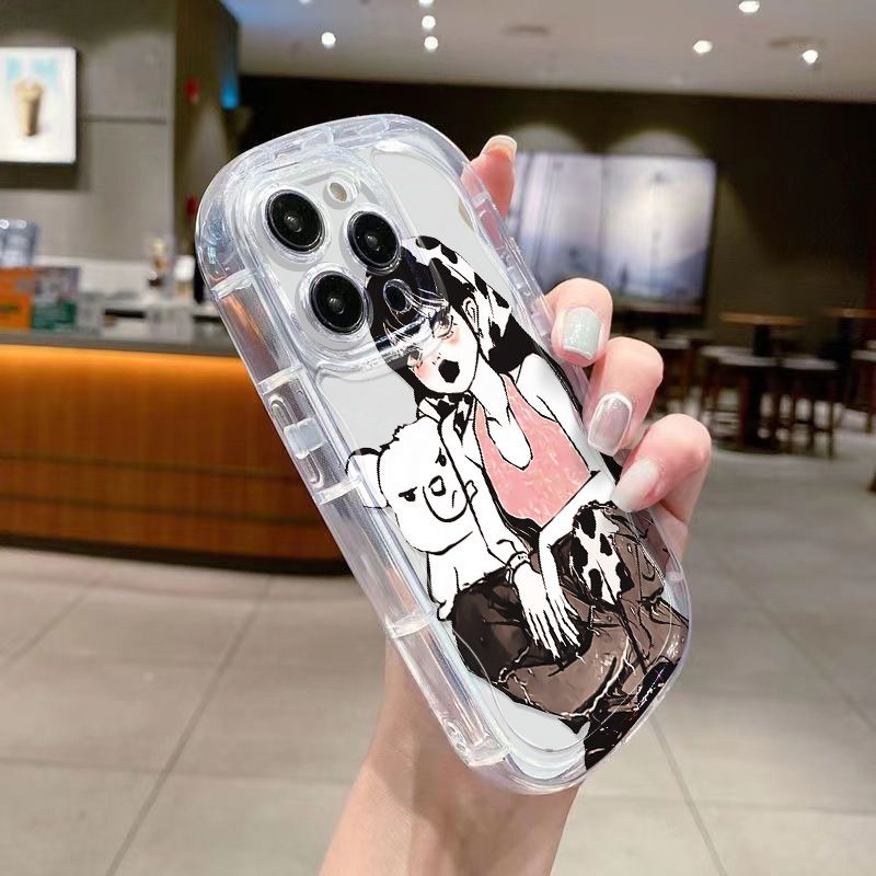 ✅Ốp Điện Thoại Mềm Trong Suốt In Hình Gấu Chống Sốc Cho Iphone 12 8P 14 promax 11 7 xr 13