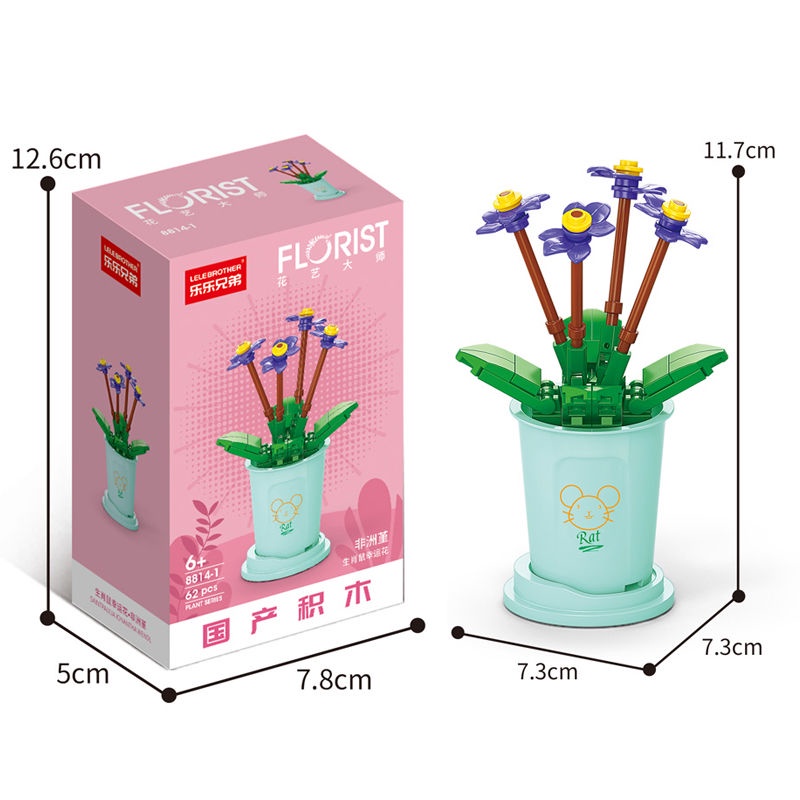 Bộ Đồ Chơi Xếp Hình Hoa 12 Phong Cách Dành Cho Bé