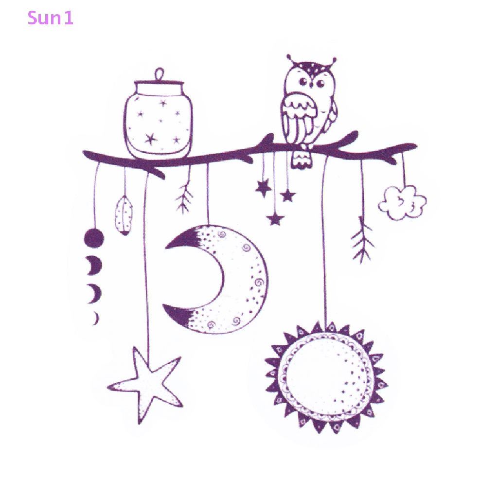 Set 50 Miếng Dán Chống Thấm Nước Trang Trí Phong Cách Retro