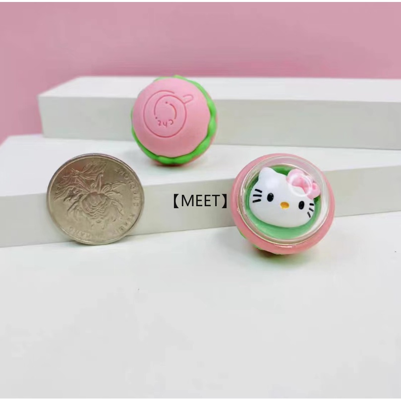【MEET】 Ngẫu nhiên 1 chiếc Cốc đồ chơi hình viên nhộng hoạt hình Đồ trang sức bằng nhựa tự làm Nguyên liệu thủ công