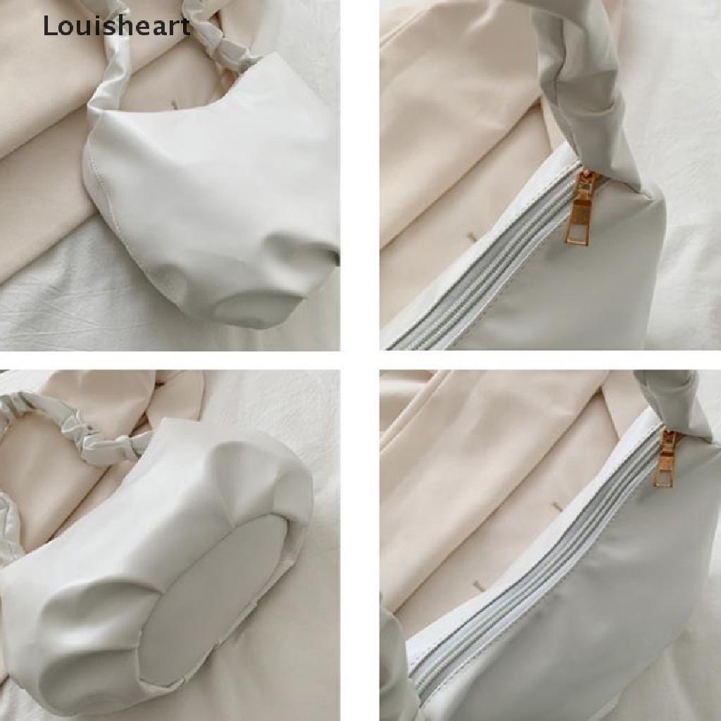 Túi Xách Đeo Vai Louisheart Dây Đeo Xếp Ly Thời Trang Mùa Hè Cho Nữ TFG
