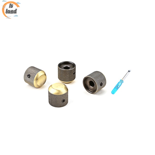 Set 4 Nút Chỉnh Âm Lượng Cho Đàn Guitar Điện Kèm Tua Vít