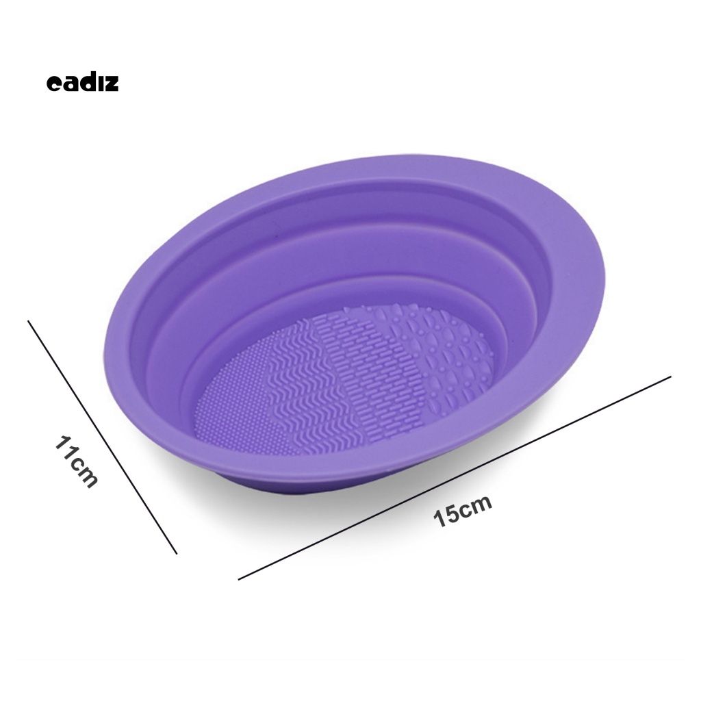 Dụng Cụ Vệ Sinh Cọ Trang Điểm Bằng Silicone Nhiều Kết Cấu Tiện Dụng