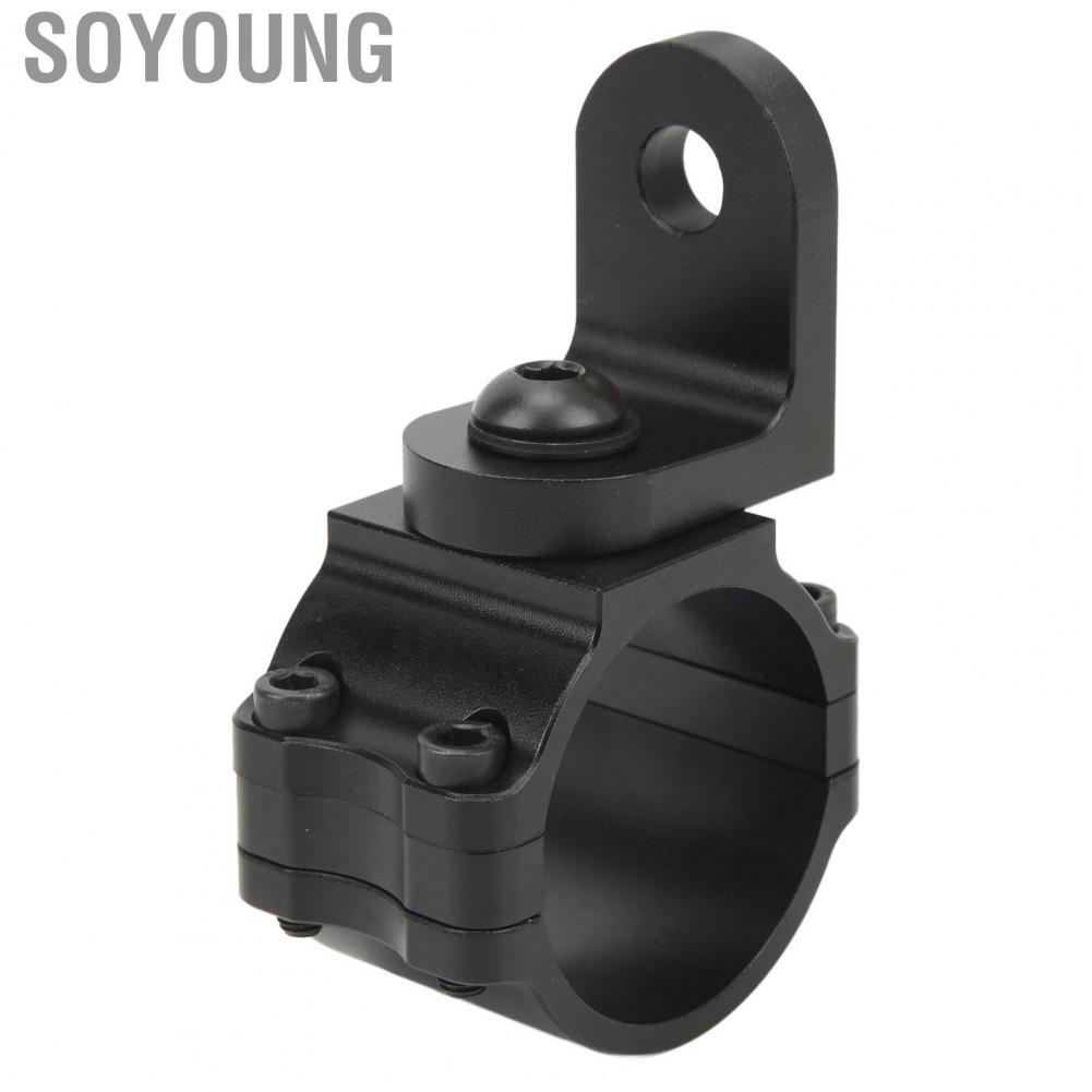 Soyoung UTV Whip Mount Strong Strength Flag Mounting Bracket for 1.75in To 2in  Roll Bar Lights