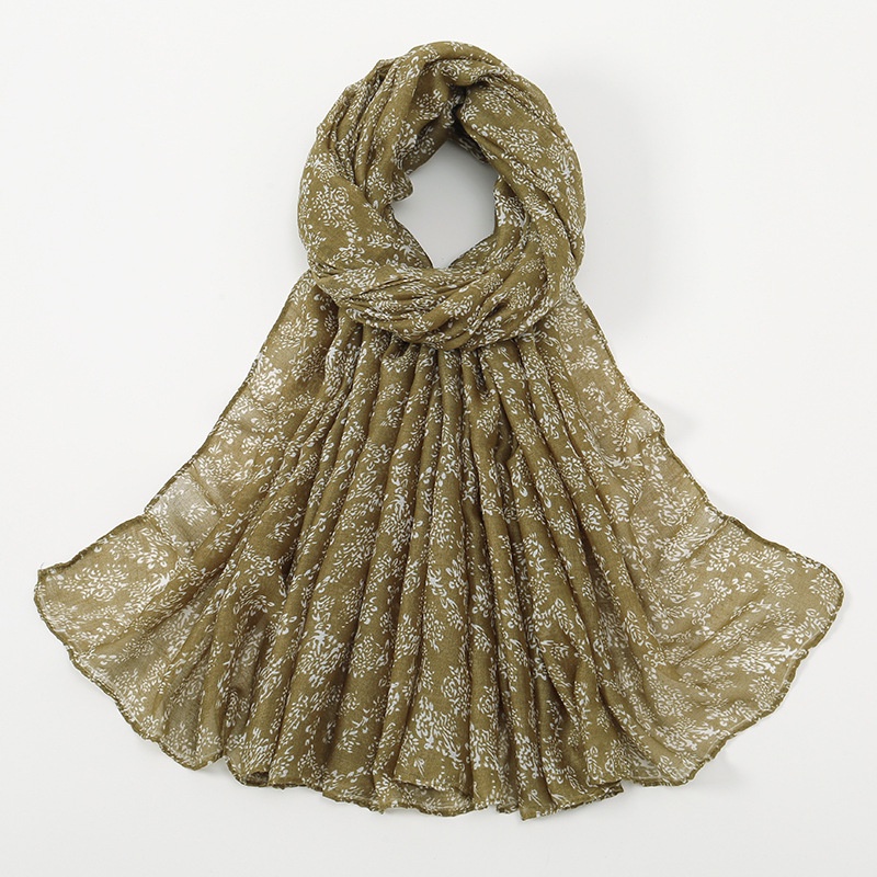 Khăn Choàng Trắng Nhẹ Thoáng Khí In Họa Tiết Phong Cách Cổ Điển Độc Đáo Kích Thước 180 * 90 Thời Trang Cho Nữ