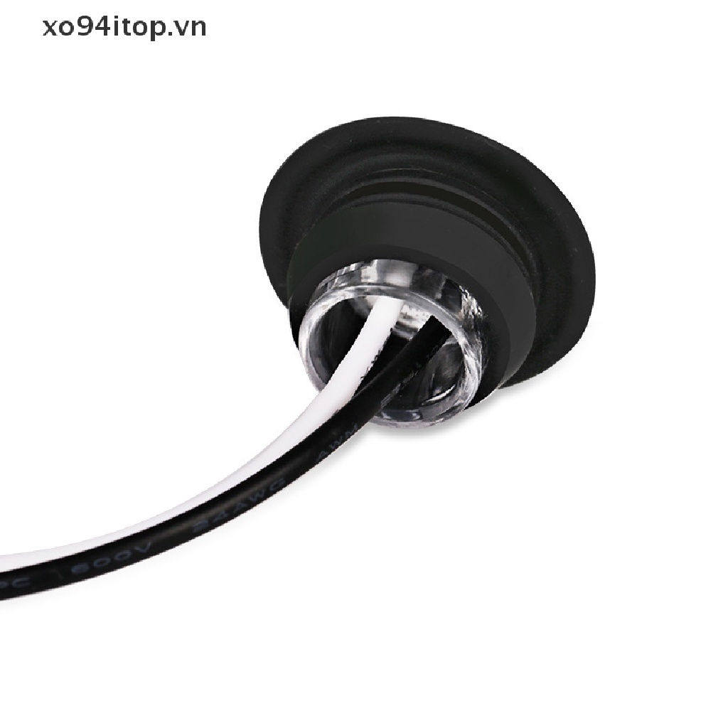 1 Đèn Tín Hiệu XOITOP 12V 24V 3LED 3 / 4 "Ánh Sáng Trắng / Vàng / Đỏ Cho Xe Tải