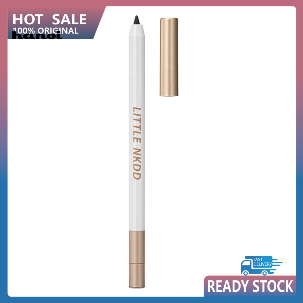 Bút Kẻ Mắt Dạng Gel Màu Đen Nhanh Lên Màu Phong Cách Cổ Điển Kèm Đồ Chuốt Tiện Lợi