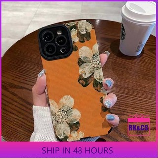 ỐP LƯNG IPHONEPhù Hợp Ốp Điện Thoại Silicon In Hình Vườn Hoa Cho Iphone 14 13Promax 12 / 11 6s / xr / 7p