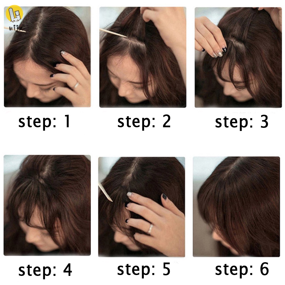 Tóc Mái Giả Có Kẹp Dành Cho Nam Nữ