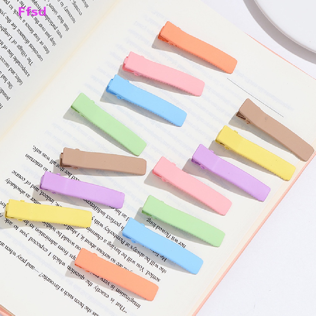 Set 10 Kẹp Tóc 4.7cm Màu Sắc Kẹo Ngọt Dành Cho Nữ