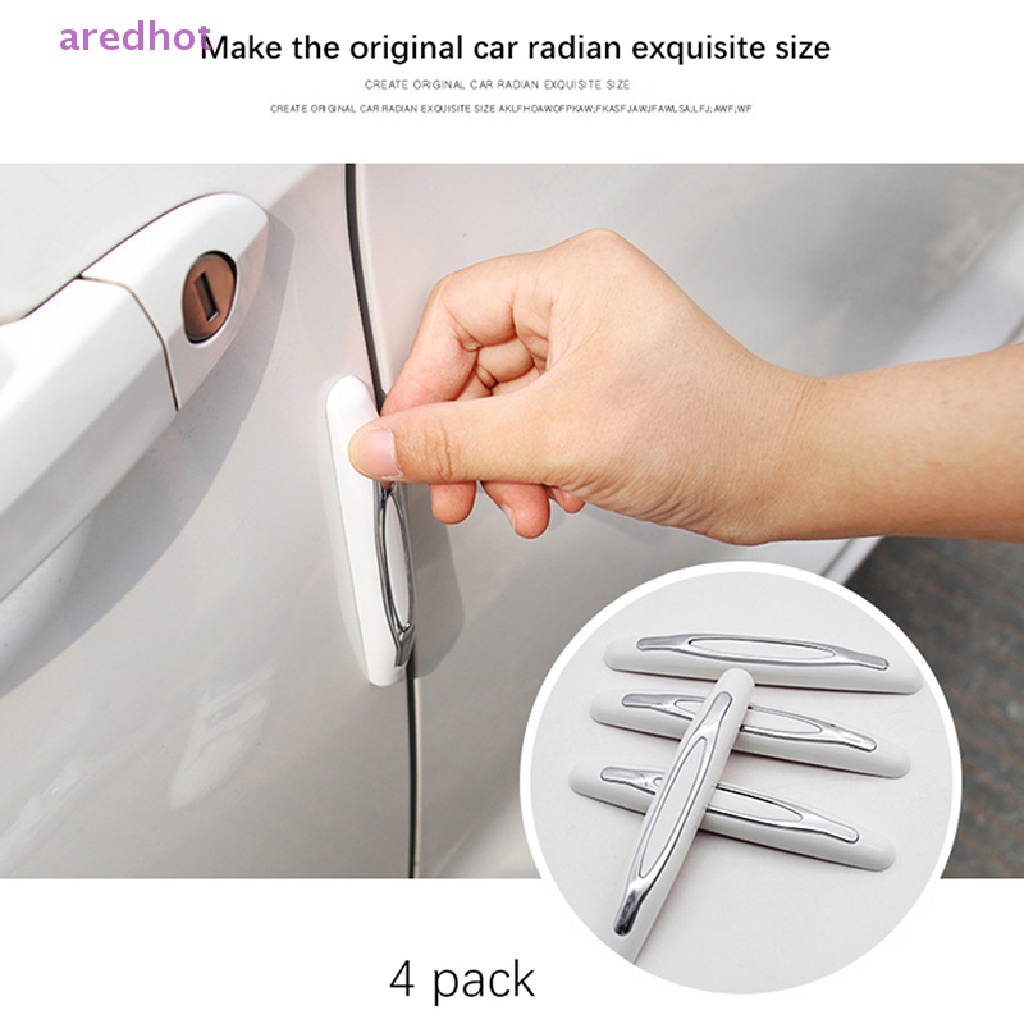 Bộ 4 Dải Dán Bảo Vệ Viền Cửa Xe Hơi Trang Trí Mới