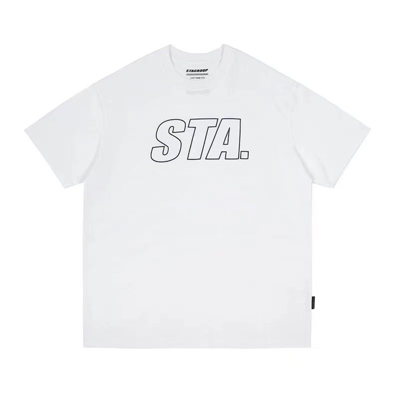 Sta &amp; - Áo Thun cotton Nguyên Chất Tay Ngắn Cổ Thuyền Cảm Biến Nhiệt Có Dây Mùa Hè Cho Nam Và Nữ