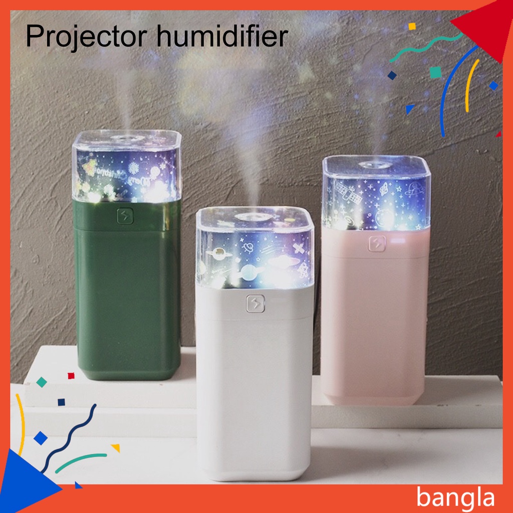 Máy Phun Sương Tạo Độ Ẩm Đa Năng Có Đèn LED ABS 250ML 5V