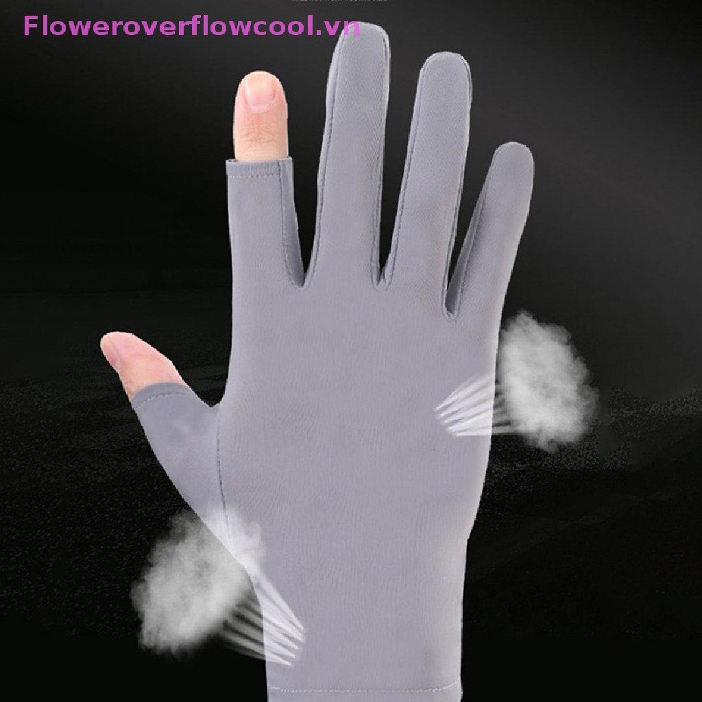 Đôi Găng Tay Lái Xe Thể Thao Chống Trượt Thoáng Khí Có Thể Chạm Màn Hình Cảm Ứng Bảo Vệ Tia Uv