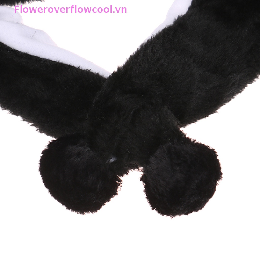 1 Mũ Trùm Đầu Giữ Ấm Hình Chim Cánh Cụt Hoạt Hình