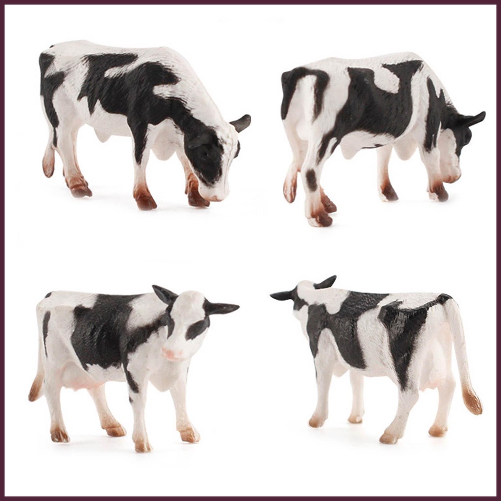 Bộ 12 Mô Hình Động Vật Nông Trại Sống Động Dùng Trang Trí