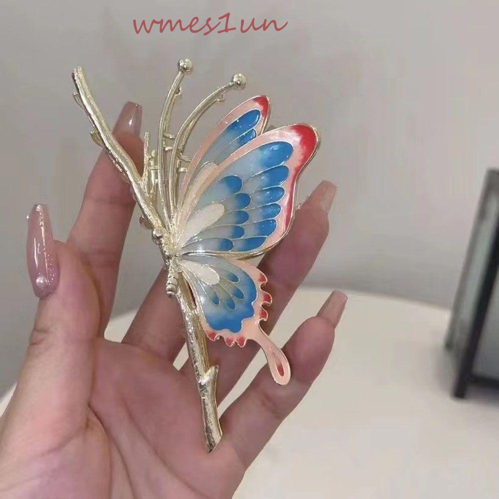 Kẹp Tóc Đuôi Ngựa Dạng Mắt Xích Dài Đơn Giản Phong Cách Hàn Quốc WMES15H Cho Nữ