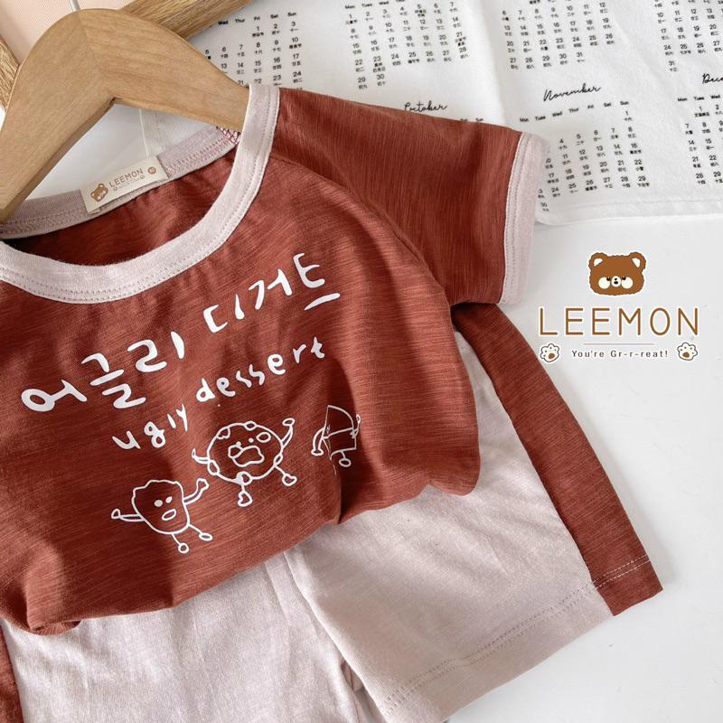 BỘ COTTON XƯỢC IN BÁNH HÀN QUỐC CHO BÉ