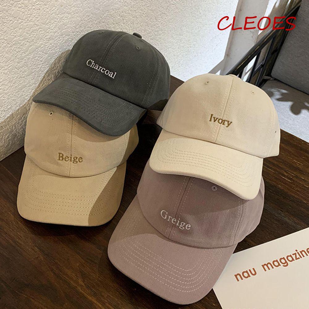 Mũ Lưỡi Trai Thêu Chữ Phong Cách Đường Phố Hàn Quốc Cá Tính Cho Nữ