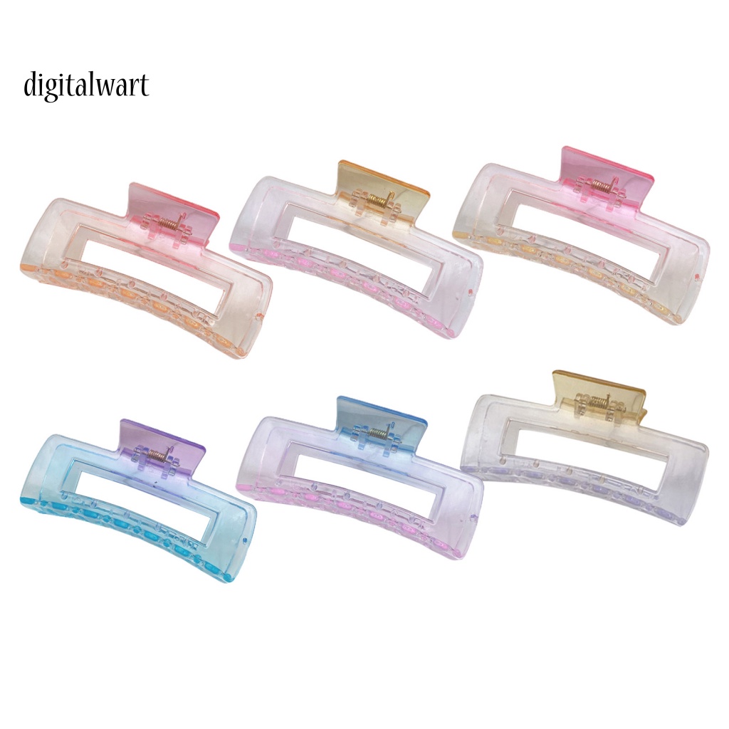 Kỹ Thuật Số| Kẹp Tóc Màu Gradient Chống Rơi Nhỏ Gọn Tiện Dụng Cho Nữ Màu Sắc