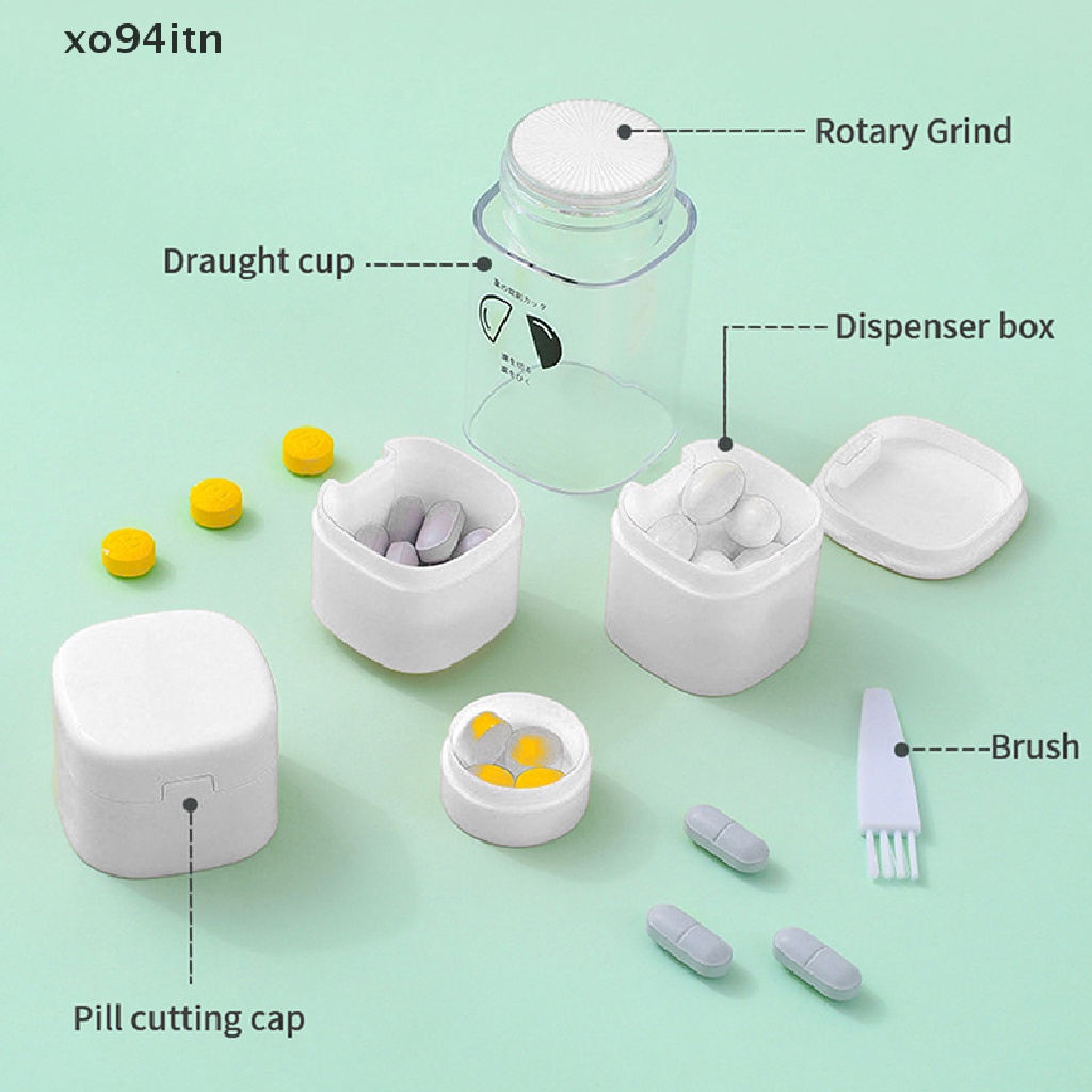 Máy Xay Thuốc Viên tn Chia Nhiều Ngăn Tiện Dụng