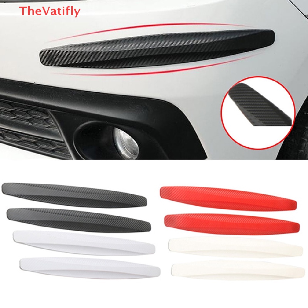 Bộ 2 Dải Dán Bảo Vệ Cản Trước Và Sau Bằng Sợi Carbon Chống Va Chạm Cho Xe Hơi