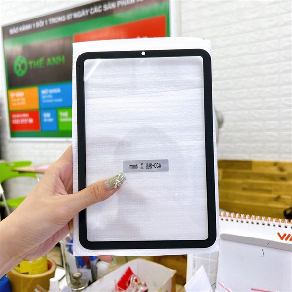 Kính ép màn hình iPad Mini4/ Mini 5 liền keo