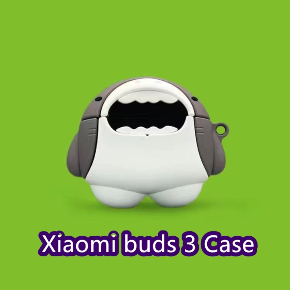 Vỏ Bảo Vệ Hộp Sạc Tai Nghe Xiaomi Buds 3 Màu Trơn Kiểu Hoạt Hình Dễ Thương