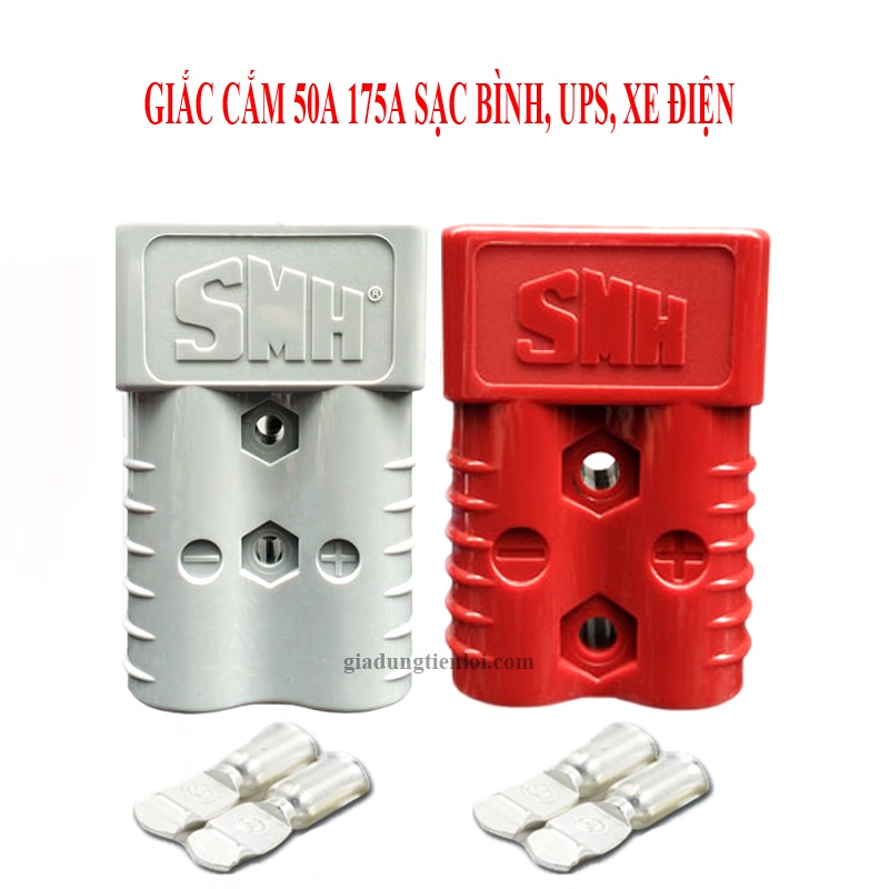 Giắc cắm 50A 120A 175A 350A sạc bình, ups, xe đạp điện, xe nâng, máy chà sàn (1 cái)