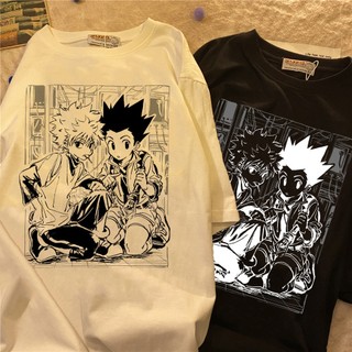 Áo Thun Unisex Y2k Hunter X Hunter In Killua Zoldyck Anime Áo Thun Nữ Tay Ngắn Manga
