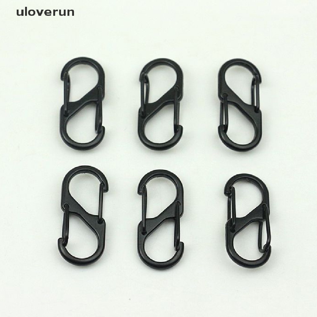 Móc Khóa Chữ S Mini Bằng Thép Không Gỉ Tiện Dụng Khi Đi Cắm Trại