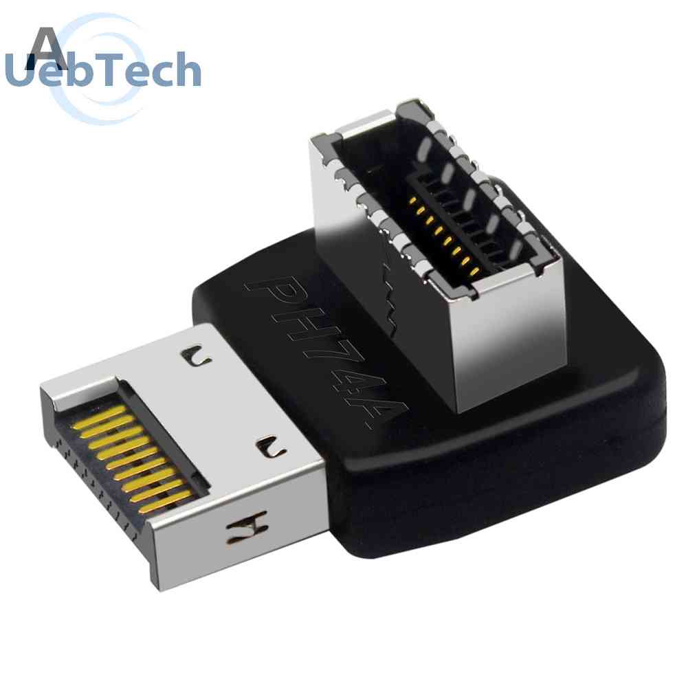 Bộ Chuyển Đổi USB 3.1 Type E 90 Độ Phía Trước USB C Cho Bo Mạch Chủ PC