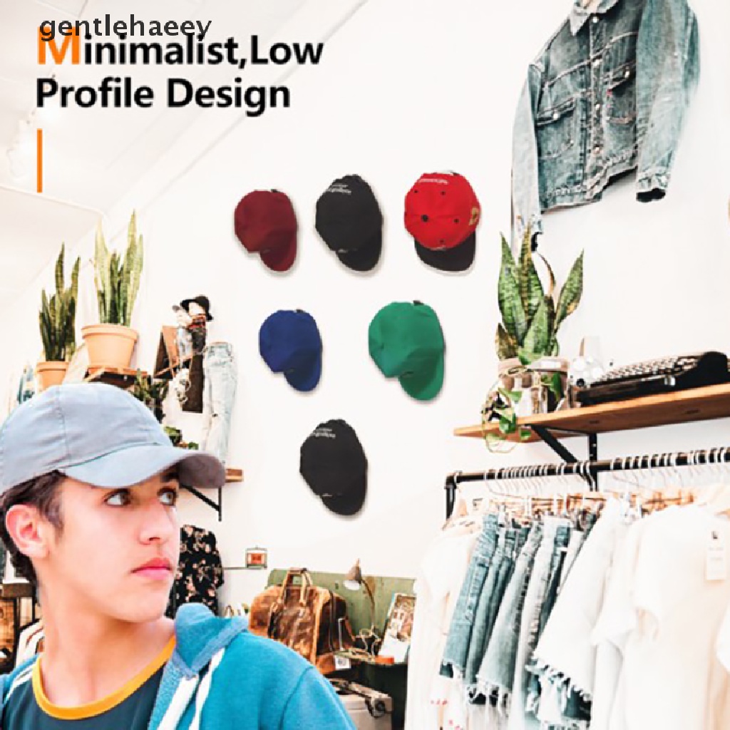 Bộ 5 Móc Treo Mũ Lưỡi Trai Dán Tường Tiện Dụng