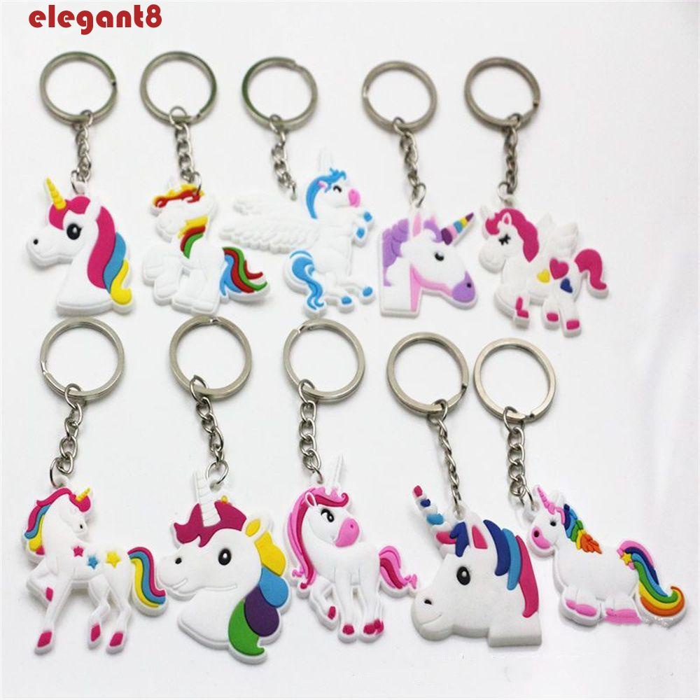 Set 10 Móc Khóa Kỳ Lân Nhiều Kiểu Dáng Dễ Thương