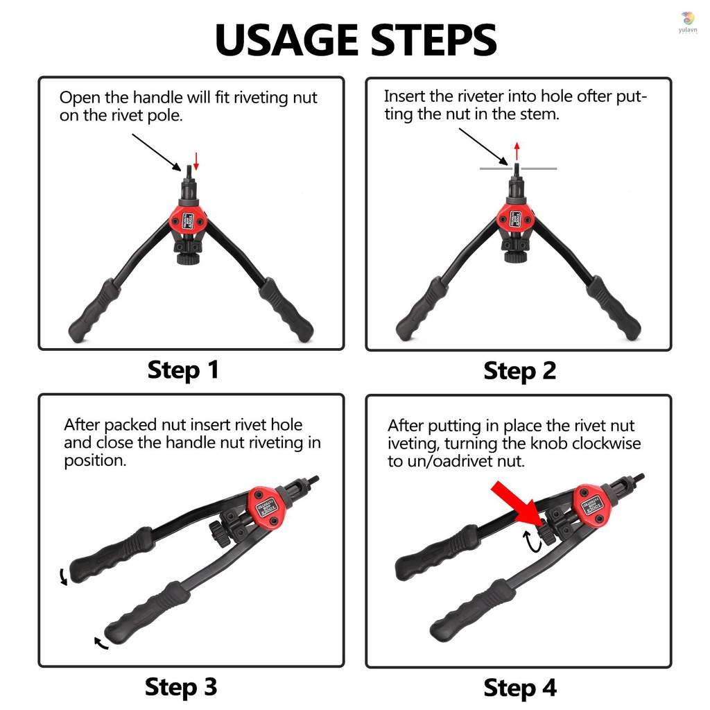 Dụng Cụ Tán Đinh Cầm Tay Tiết Kiệm Sức Lao Động BT-605 M3-M10
