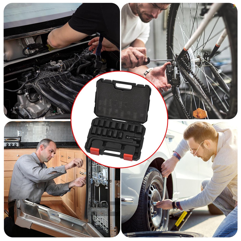 Set 16 Dụng Cụ Ổ Cắm Tác Động Tiện Dụng