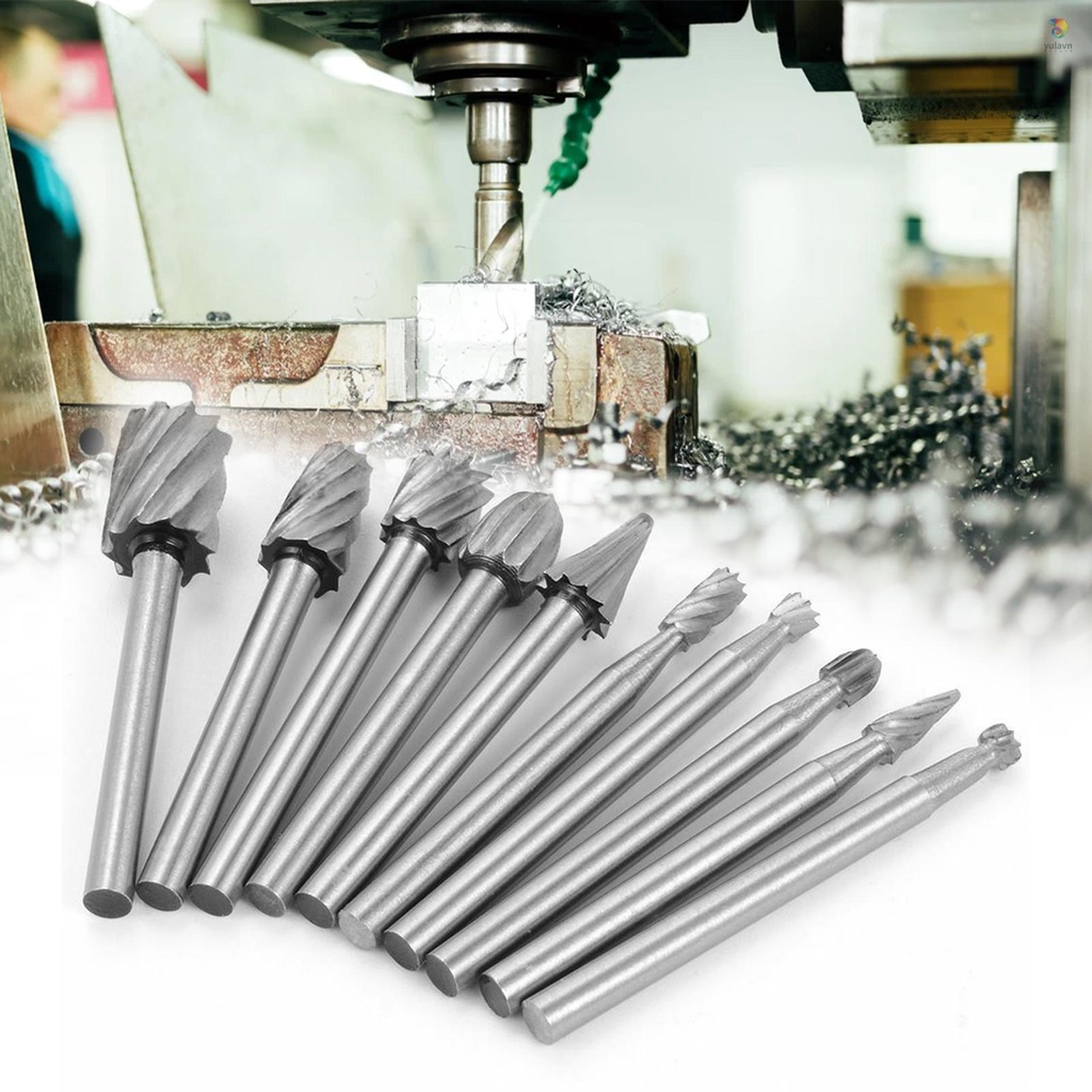 Set 10 Mũi Khoan 1 / 8 "Chuyên Dụng Cho Máy Xoay