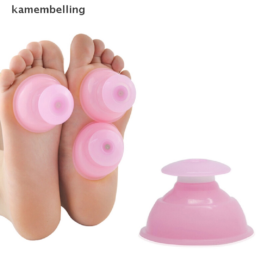 1 Bộ Cốc Giác Hơi silicone Mát Xa Cơ Thể Chống cellulite