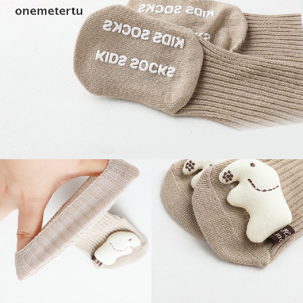 Vớ Giữ Ấm Chống Trượt In Hoạt Hình 3D Thời Trang Xuân Thu Cho Bé